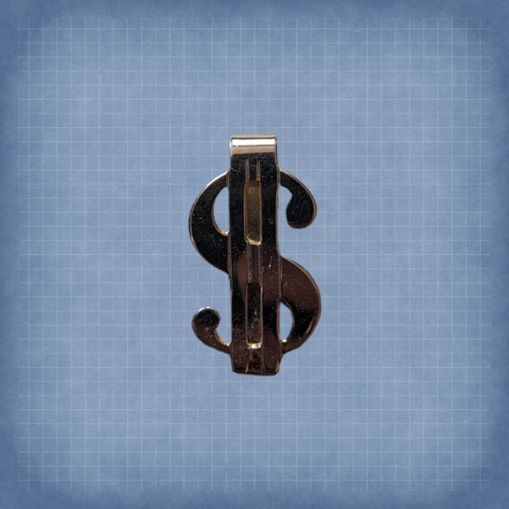 Vintage Dollar Sign Money Clip